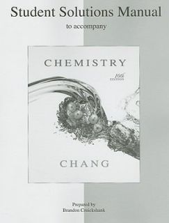 Students Solutions Manual to accompany Chemistry by Raymond