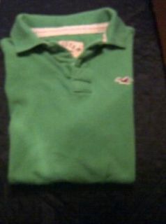 mens hollister collared polo short sleeve four shirts l time