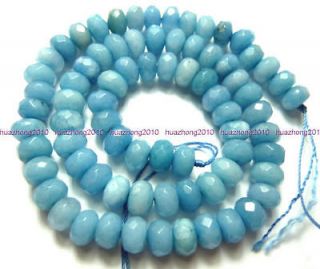 5x8mm faceted brazilian blue topaz gem loose beads 15 from