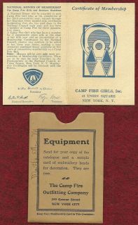 vintage camp fire girls in Girl Scouts & Girl Guides
