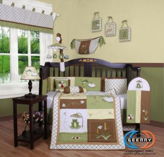 Newly listed Boutique Leap Froggy Froggie 13PCS CRIB BEDDING SET