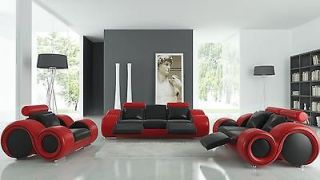 modern franco bonded leather sofa set furniture free nationwide 