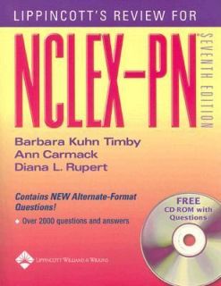 Lippincotts Review for NCLEX PN by Ann Carmack, Barbara Kuhn Timby 