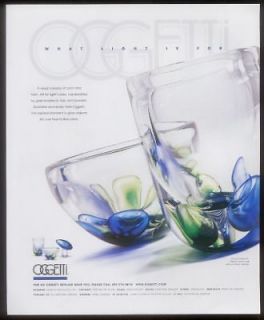 2004 oggetti hanne dreutler crocus glass bowls print ad time