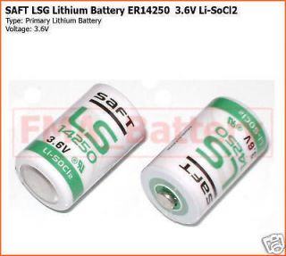   LSG ER14250 1/2AA 3.6V Li SoCl2 Lithium Battery for PLC backup power