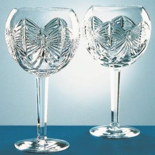 WATERFORD, LIMITED ED., MILLENNIUM MILLENIUM GOBLETS, HAPPINESS, MINT 