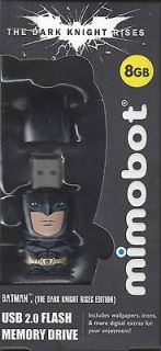 Newly listed THE DARK KNIGHT RISES MIMOBOT 8 GB FLASH MEMORY DRIVE