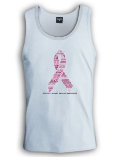 Breast Cancer Ribbon Singlet Awareness missy support tee disease