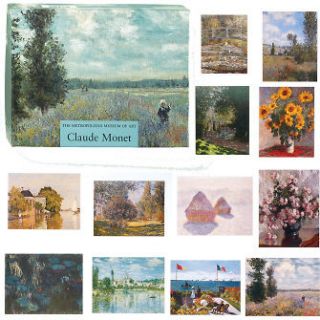 METROPOLITAN MUSEUM OF ART Claude Monet 24 ct Assorted Boxed Note 