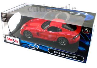Maisto 2013 SRT Dodge Viper GTS Coupe 118 Diecast Car Red