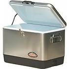 COORS LT LIGHT COLEMAN STAINLESS STEEL BELTED 54 QT COOLER BRAND NEW 
