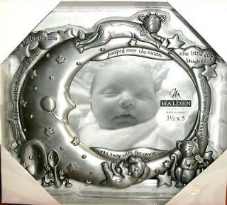 Baby Frame Pewter Nursery Rhymes made by Malden Brand New in Box