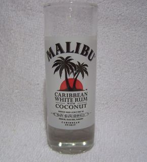 Shot Glass Malibu Caribbean White Rum With Coconut Shooter Beach 
