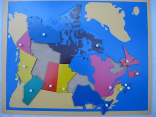 Newly listed OFFER Puzzle Map Canada Grandpas Montessori