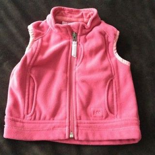 Baby Rei Brand Warm Sleeveless Snow Jacket Pink Vest, Winter Vest  12M