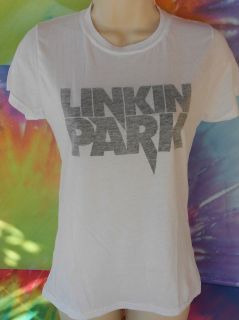 linkin park logo women s white t shirt