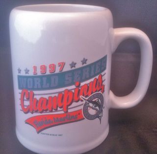 Florida Marlins 1997 World Series Champions Commemorative White Mug