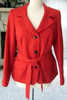 Gorgeous Authentic MARINA RINALDI Burgundy Jacket Blazer Coat size 19