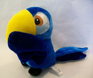 ideal toys direct plush parrot macaw blue tropical bird 8