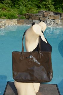 longchamp roseau leather tote nwt brown