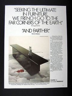 Roche Bobois Acerbis Sheraton Buffet 1982 print Ad advertisement