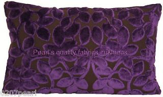   Cushion Pillow Cover Designers Guild Velvet Fabric Mantua Amethyst