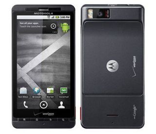 REFURBISHED Motorola Droid X   Black (Verizon) Smartphone GOOD PHONE