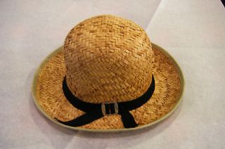 Lot of 24 XS Youth Cliff Amish Natural straw Hats Flea Market Swap 