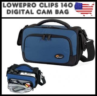 lowepro clips 140 photo shoulder bag for cameras blue one