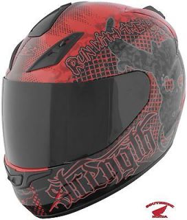 SPEED AND STRENGTH SS1000 HELMET RUN WITH THE BULLS SIZE XS RED