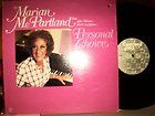 THE MARIAN McPARTLAND TRIO LP Personal Choice 1983 Jak​e