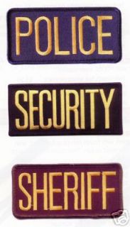 police security sheriff small jacket uniform patch 2