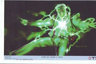 Terminator 3 Rise of the Machines Arnold Plasma Hit Green Concept Art 
