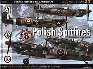 Kagero Book Polish Spitfires   Full color profiles of 8 Spitfires 