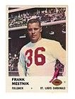   MESTNIK 1961 Fleer #21 NEAR MINT St. Louis Cardinals MARQUETTE NFL
