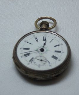 1890 1910 Vintage Chronometre France Pocket Watch Fixer Upper