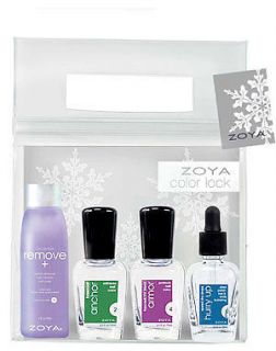 ZOYA Nails ♠ Colour Lock System Mini Manicure Kit ♠ top, base, Dry 