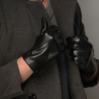 classic men s italian nappa leather driving winter warm gloves