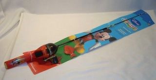 Disney Mickey Mouse Fishing Rod Reel Combo Shakespeare NEW for Kids