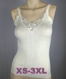   Strap Vest singlet Motif PURE Merino Wool Thermal Underwear party 31