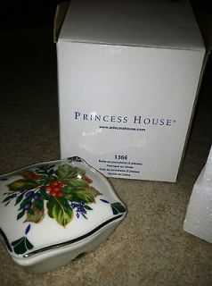 PRINCESS HOUSE WINTER GARDEN 1366 PORCELAIN trinket box mint in box