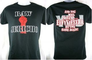 Chris Jericho Raw is Jericho Never Be The Same Black T shirt New