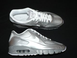 Mens Nike Air Max 90 Current VT LSR shoes sneakers 488268 002 silver