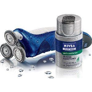 PHILIPS NIVEA COOLSKIN HS8440 MENS RECHARGEABLE WET/DRY ROTARY SHAVER 