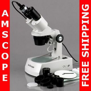 20x 40x 80x stereo microscope w digital camera one day