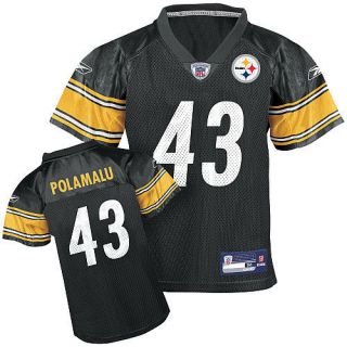 pittsburgh steelers 43 polamalu toddler team jersey more options size