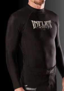 Inflict Sports MMA Training Rash Guard. Grappling, Choose Long or 
