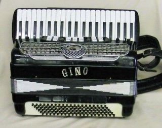 GINO 120 bass full size midi accordion 4/5 Reeds. Amplified  