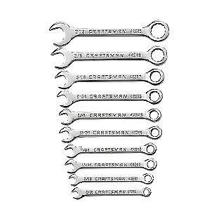   TOOLS BRAND SNAP NEW CRAFTSMAN USA 10 PC MINI COMBI SPANNER SET A/F ON