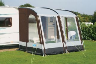 Kampa Rally 260 Caravan Porch Awning Chocolate **Special Offer**